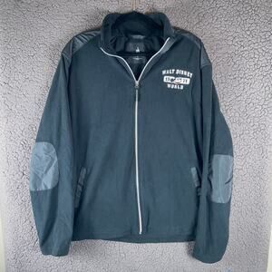 Walt Disney Parks 1971 Fleece Jacket Disneyland Resort Full Zip Size Large